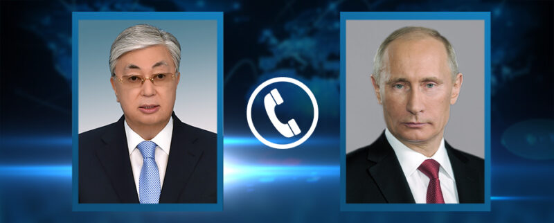 Касым-Жомарт Токаев поговорил с Владимиром Путиным Касым-Жомарт Токаев поговорил с Владимиром Путиным