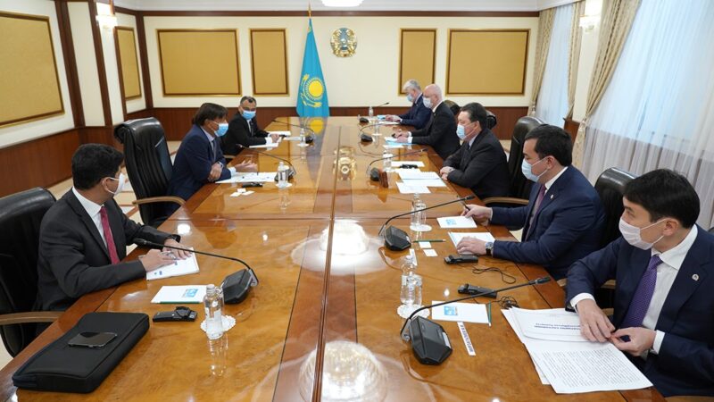 Аскар Мамин встретился с главой «Arcelor Mittal»