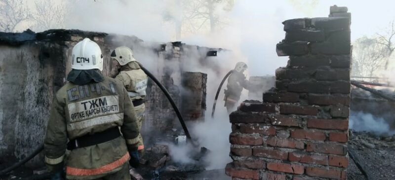 Крупный пожар в Риддере ликвидирован