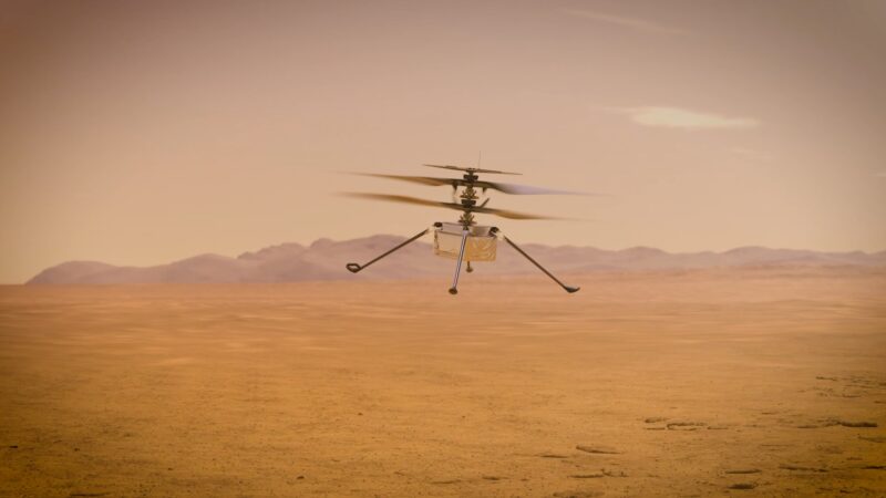 Ingenuity совершил пятый полет на Марсе Ingenuity совершил пятый полет на Марсе