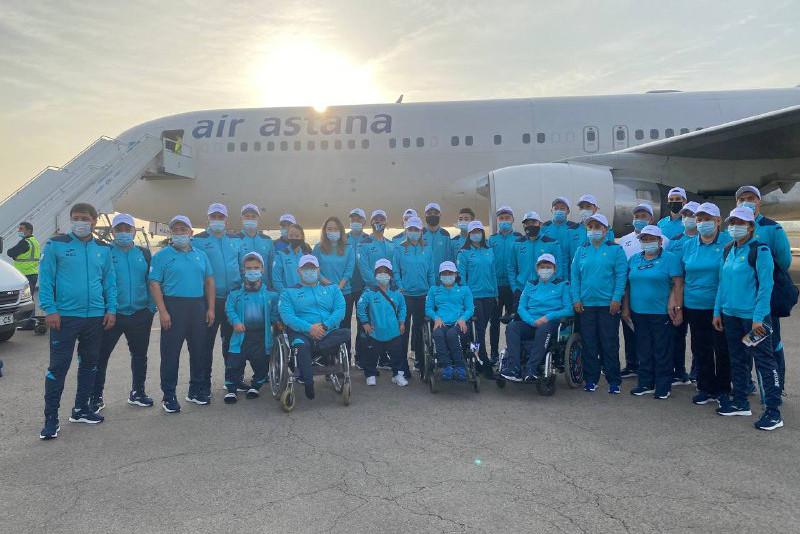 Паралимпийская сборная Казахстана вылетела в Токио
