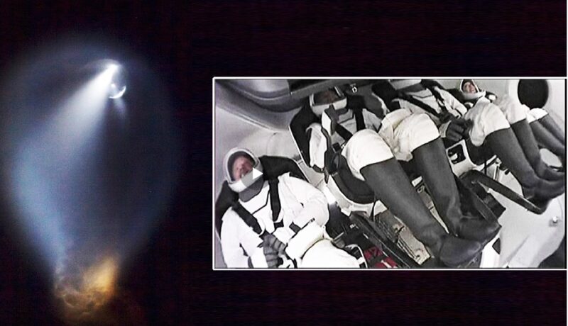 SpaceX отправил полностью гражданский экипаж на орбиту Земли