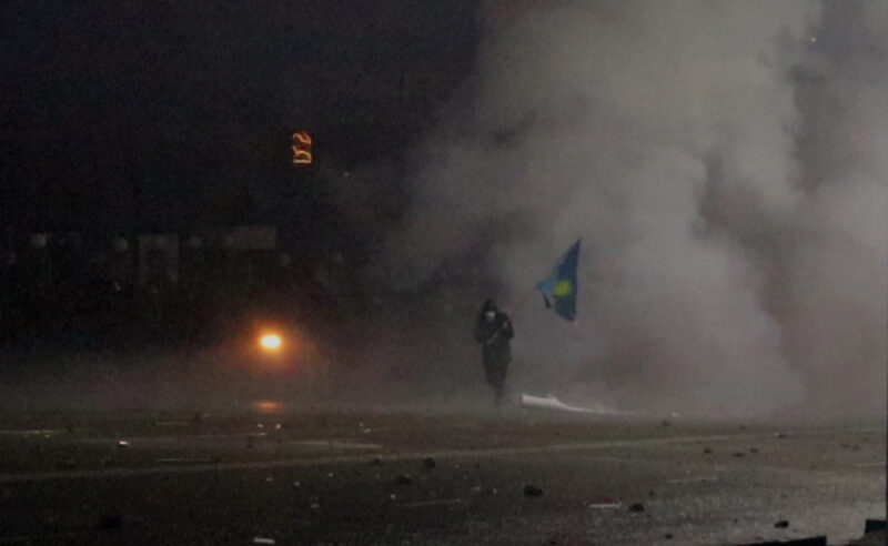 Хроника: начало января 2022 года в Казахстане