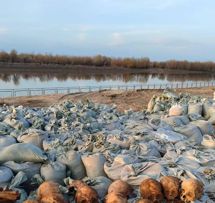Человеческие останки нашли в Атырауской области во время паводков