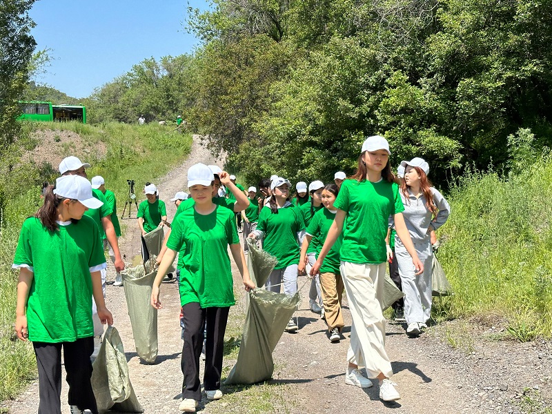 Алматы облысында "Таза Қазақстан" акциясы өз жалғасын табуда