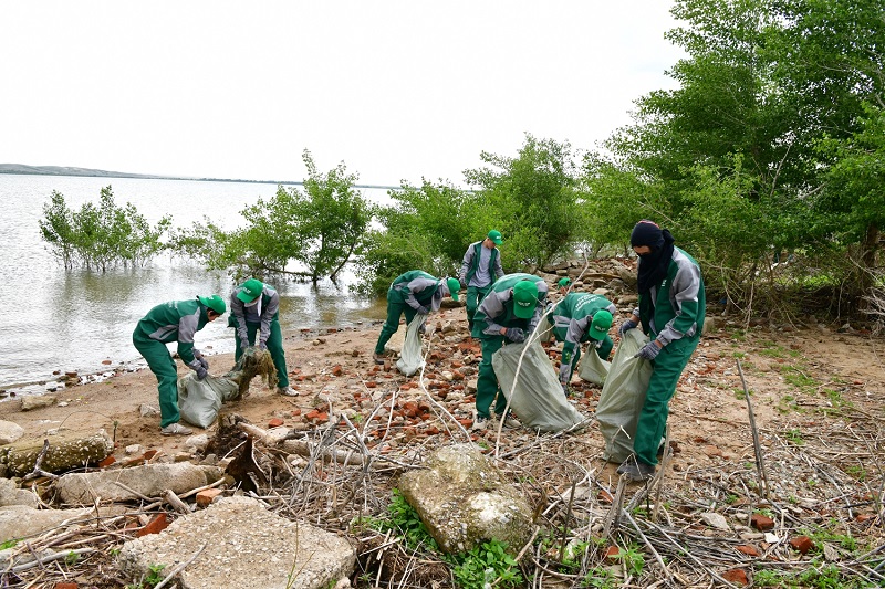 Ақтөбеде "Таза Қазақстан" акциясы жалғасуда