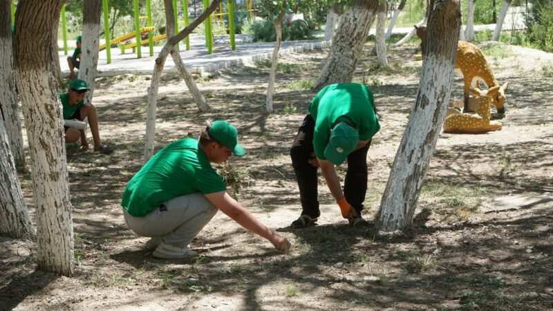 Сырбойылықтар "Таза Қазақстан" акциясына белсенді үлес қосуда