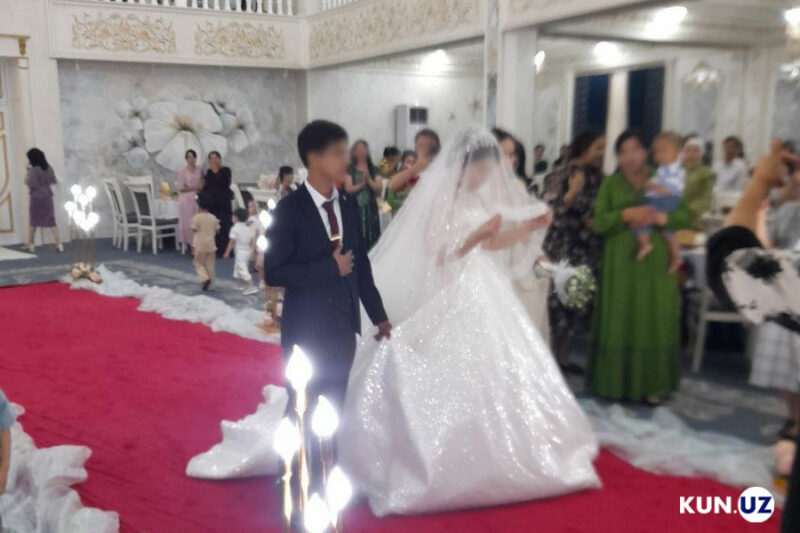 Свадьба подростков в Бухаре вызвала скандал