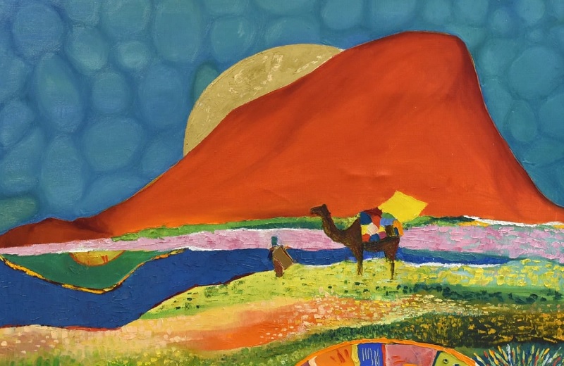 СВЕТ TENGRI: открытие персональной выставки Рафаэля Слекенова