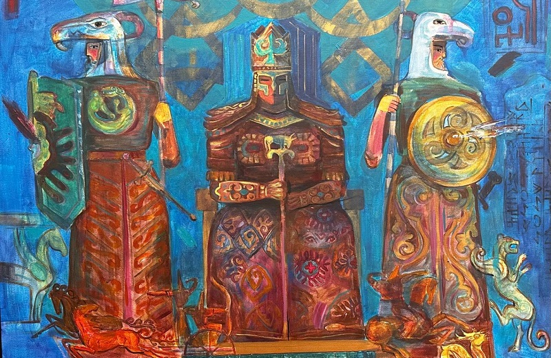 Выставка "Айкол-Талас-Кыргызстан": кыргызское искусство в Алматы