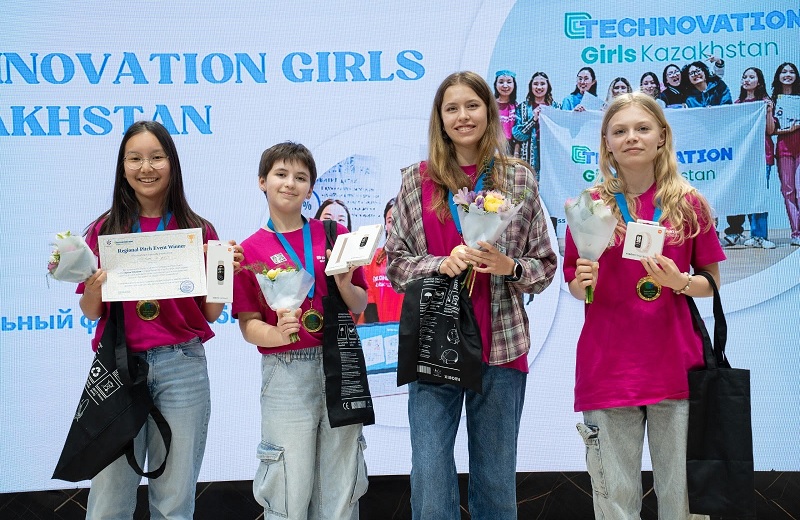 Завершился региональный финал Technovation Girls Kazakhstan 2025 Завершился региональный финал Technovation Girls Kazakhstan 2025