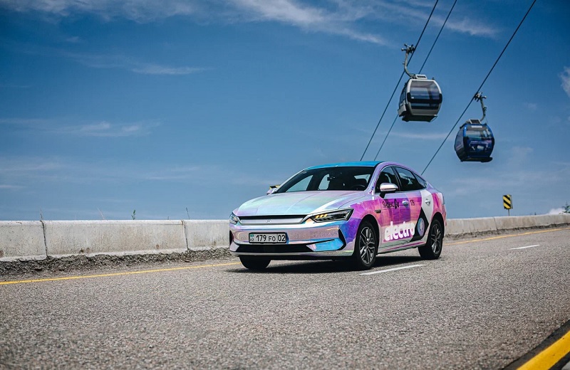 Добраться до Шымбулака теперь можно на электромобилях Яндекс Go