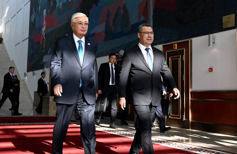 Президенты Казахстана и Кыргызстана - Токаев и Жапаров