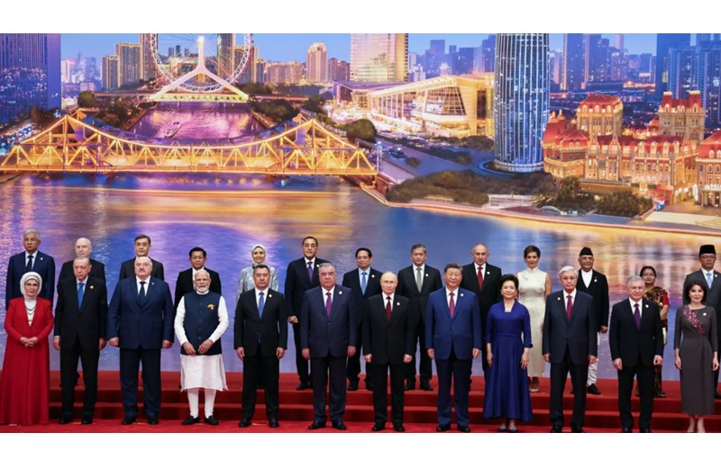 Лидеры стран-участниц ШОС - 2025 в Тяньцзине