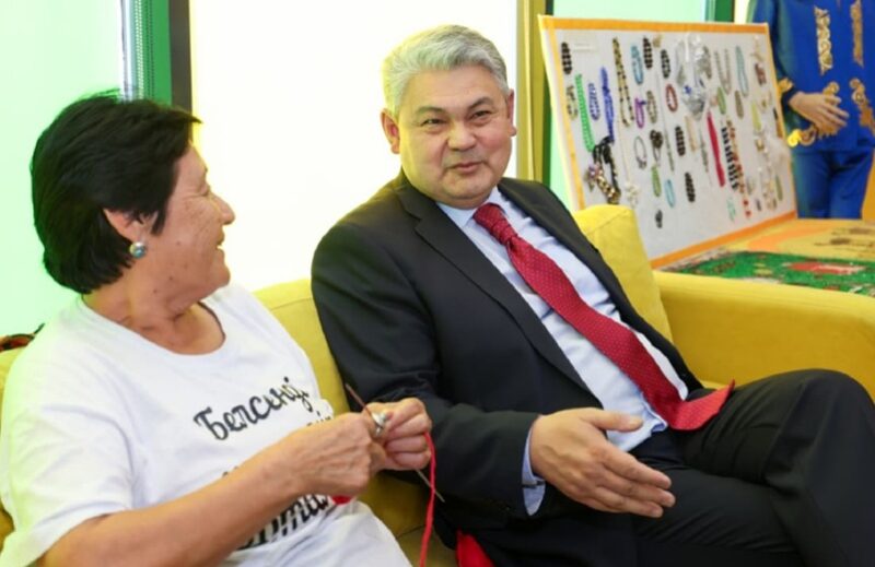 Как в Шымкенте меняется жизнь пенсионеров Кошербаев в Шымкенте посетил Дом престарелых
