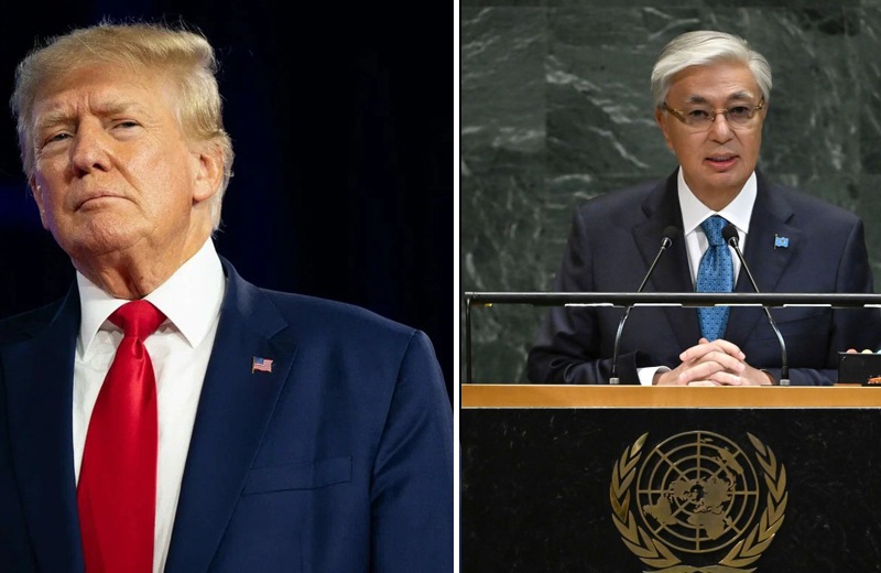 Токаев и Трамп, ООН