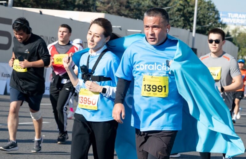 Компания Coral Club приняла участие в легендарном марафоне - Almaty Marathon 2025