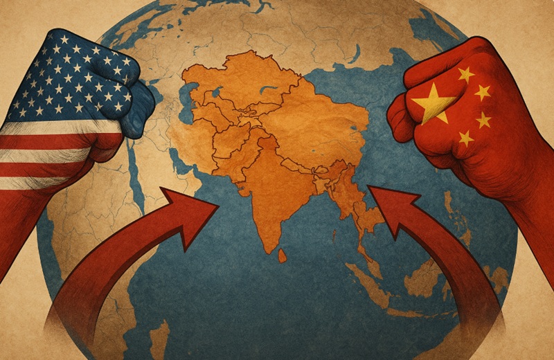 Геополитика США, Китай и Центральной Азии