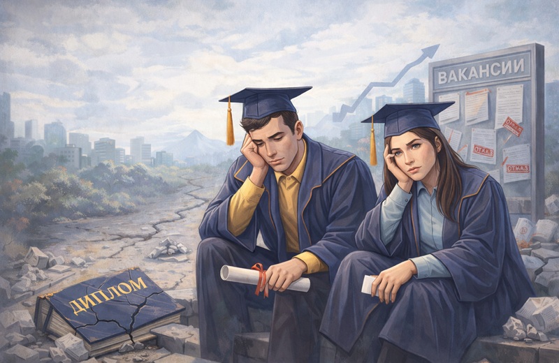 Диплом без будущего: почему молодежь в Казахстане не строит карьеру по специальности Диплом без будущего: почему молодежь в Казахстане не строит карьеру по специальности
