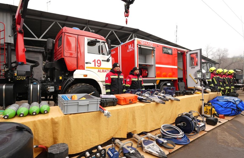 В Алматы открылась новая пожарная часть №15